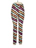 Lularoe Print Purple Black Leggings Size 1X (Tall & Curvy) - photo 1