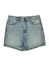Zara Blue Denim Shorts Size 10 - photo 1