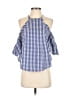 ABound 100% Cotton Blue Sleeveless Blouse Size S - photo 1