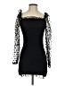 Assorted Brands 100% Polyester Black Cocktail Dress Size XS - photo 1