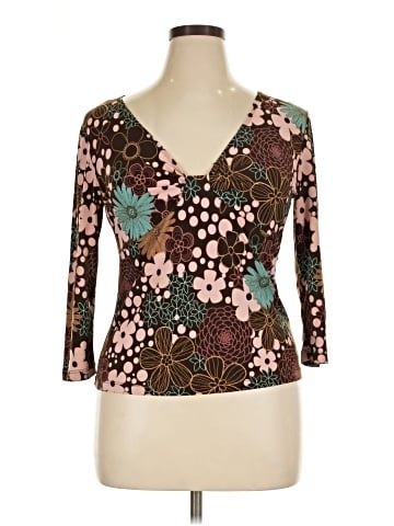 Ninety 3/4 Sleeve Top (view 1)