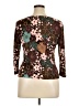 Ninety Brown 3/4 Sleeve Top Size XL - photo 2