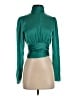 Slate & Willow 100% Polyester Green Long Sleeve Blouse Size XS - photo 1