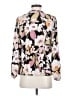 Pleione 100% Polyester Floral Multi Color Ivory 3/4 Sleeve Blouse Size S - photo 2