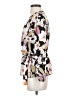 Pleione 100% Polyester Floral Multi Color Ivory 3/4 Sleeve Blouse Size S - photo 5