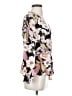 Pleione 100% Polyester Floral Multi Color Ivory 3/4 Sleeve Blouse Size S - photo 4