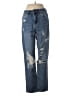Tractr 100% Cotton Hearts Blue Jeans Size 28 waist - photo 1