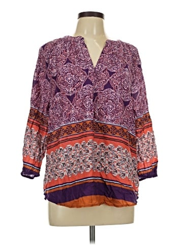 BeachLunchLounge 3/4 Sleeve Blouse (view 1)