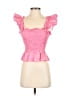 Sugar Lips Pink Sleeveless Blouse Size XS - photo 1