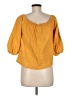 Roan + Ryan 100% Cotton Yellow 3/4 Sleeve Blouse Size M - photo 2