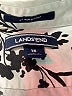 Lands' End 100% Cotton Print Silver Long Sleeve Blouse Size 16 - photo 7