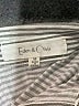 Eden & Olivia 100% Polyester Stripes Silver Long Sleeve Blouse Size M - photo 7