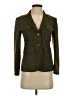 Theory 100% Polyester Green Blazer Size 00 - photo 1
