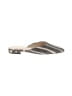 Intentionally ______ Stripes Silver Mule/Clog Size 10 - photo 1