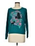 American Apparel Paisley Teal Pullover Sweater Size M - photo 1