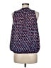 Three Eighty Two 100% Polyester Blue Sleeveless Blouse Size M - photo 2