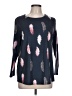 BLOOMCHIC Black Long Sleeve Top Size 10 - photo 1