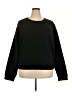 Aqua Solid Black Sweatshirt Size XXL - photo 1