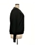 Aqua Solid Black Sweatshirt Size XXL - photo 4