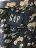 Gap 100% Cotton Paisley Black Long Sleeve Button-Down Shirt Size L - photo 7