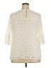 Rose + Olive Ivory 3/4 Sleeve Blouse Size 2X - photo 2