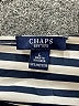 Chaps 100% Polyester Stripes Silver 3/4 Sleeve Blouse Size L - photo 7