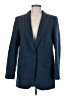 J.Crew Factory Store Plaid Blue Wool Blazer Size 6 - photo 1