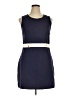 Maison Jules Solid Blue Casual Dress Size XL - photo 1
