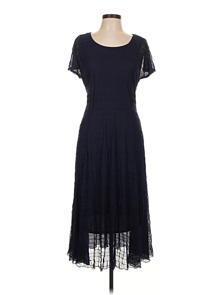Pre-owned Signature By Robbie Bee Cocktail Dress In Blue