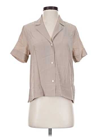 Everlane Short Sleeve Silk Top (view 1)