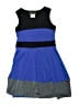 Un Deux Trois Color Block Blue Dress Size 14 - photo 1
