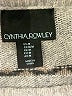 Cynthia Rowley TJX Stripes Gray Pullover Sweater Size M - photo 4
