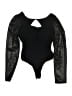 Lulus 100% Rayon Black Bodysuit Size S - photo 1