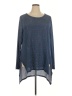 Vocal Blue Long Sleeve Blouse Size 2XL - photo 1