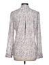 E3 by Etcetera Paisley Silver Long Sleeve Blouse Size 12 - photo 2