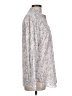 E3 by Etcetera Paisley Silver Long Sleeve Blouse Size 12 - photo 4
