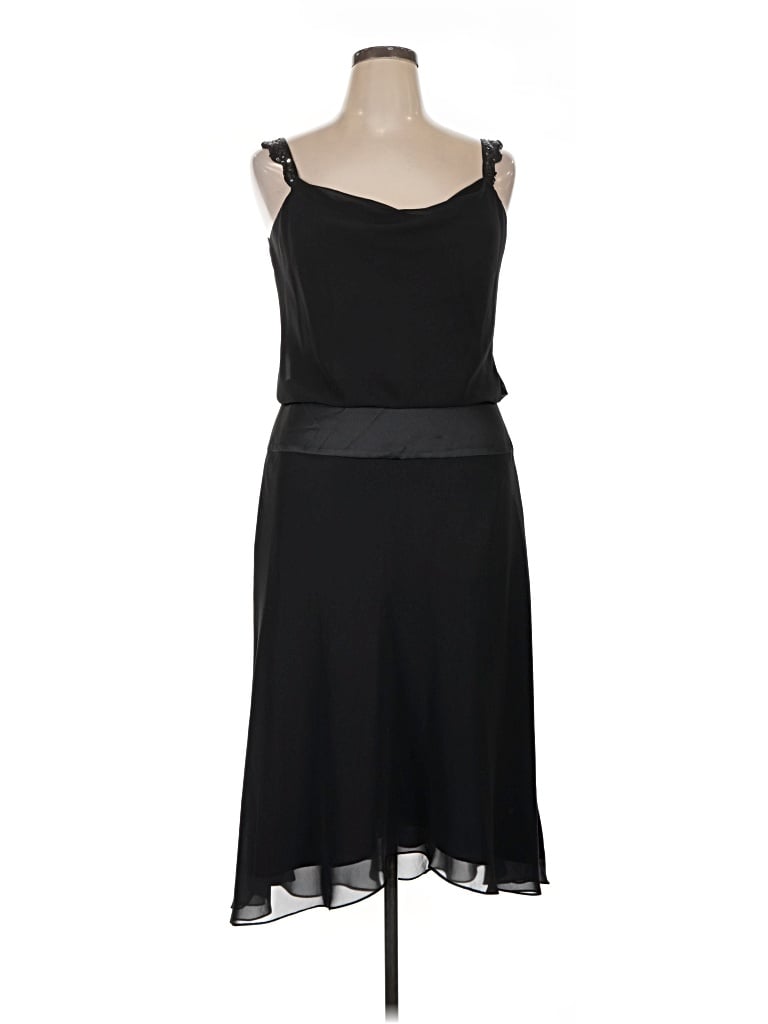 Pre-owned Evan Picone Cocktail Dress In Black