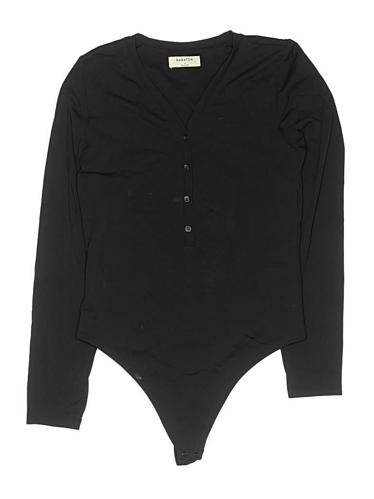 Pre-owned Babaton Bodysuit In Black