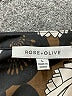 Rose + Olive 100% Polyester Black Long Sleeve Blouse Size L - photo 7