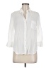 L'Agence 100% Rayon White 3/4 Sleeve Button-Down Shirt Size M - photo 1