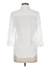 L'Agence 100% Rayon White 3/4 Sleeve Button-Down Shirt Size M - photo 2