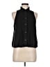 Gap Black Sleeveless Button-Down Shirt Size M - photo 1
