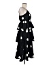 o.p.t 100% Polyester Polka Dots Black Cocktail Dress Size M - photo 4