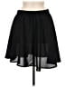Shein 100% Polyester Solid Black Casual Skirt Size 8 - 10 - photo 1