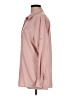Unbranded 100% Polyester Solid Pink Long Sleeve Blouse Size L - photo 5
