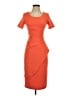 Diva Orange Cocktail Dress Size S - photo 1