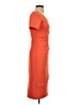 Diva Orange Cocktail Dress Size S - photo 4