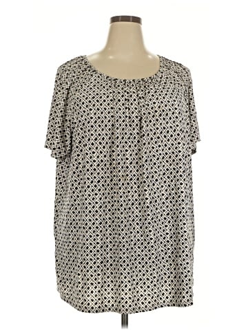 Croft & Barrow Short Sleeve Blouse (view 1)
