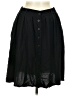 ModCloth 100% Viscose Black Casual Skirt Size M - photo 1