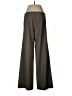 Zara 100% Lana Wool Solid Green Wool Pants Size XS - photo 2